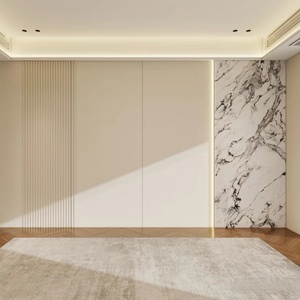 Plaque de placage en bois de bambou au charbon de bois / Panneau et planche murale en fibre de cristal de carbone, taille et texture personnalisables - Product Image 3