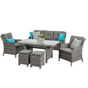 Giải Trí Modular Vườn Ngoài Trời Patio PE <span class=keywords><strong>Wicker</strong></span> Mây Sofa Của Khung Nhôm Sản Xuất Tại Trung Quốc Nhà Cung Cấp - Product Image 1
