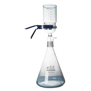 Wieder verwendbare Vollglas 250ml/500ml/1000ml Labor filtration einheit für die Erkennung von Labor-Nosocomium-Kranken häusern