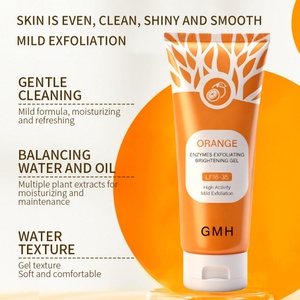 Gel exfoliant enzymatique à l'orange 100g – Nettoyant visage exfoliant et éclaircissant - Product Image 3