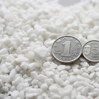 Декоративная натуральная белая галька (3-6 мм) для ваз, кашпо, суккулентов, небольших садов, домашнего декора - натуральный камень