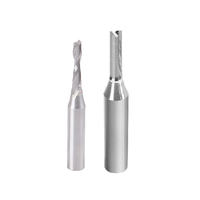 Herramientas de carpintería, 2 flautas, brocas de enrutador de carburo sólido CNC, broca espiral TCT, 2 flautas, brocas espirales