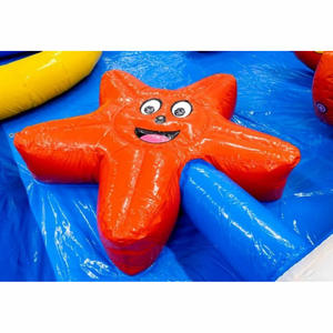 儿童充气水滑梯充气屋，带戏水池和互动游戏，章鱼造型 - Product Image 5