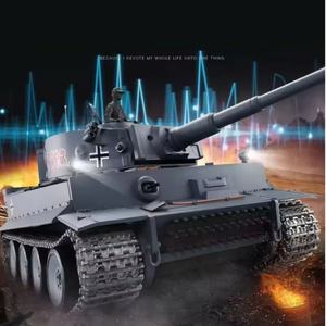 3818-1 Pro Heng Long Juguetes Eléctricos 1/16 2.4G Alemania Tiger I Tanques de Batalla RC con Orugas Metálicas RTR - Versión Profesional 6.0 - Product Image 6