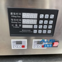 Machine de remplissage semi-automatique à double tête à pompe magnétique, remplisseuse de liquides de bureau pour produits cosmétiques et liquides chimiques