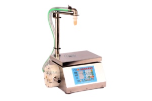 <span class=keywords><strong>Petit</strong></span> miel semi-automatique Tahini ketchup sans bourrage de particules dures 8 <span class=keywords><strong>litres</strong></span> pompe à engrenages viscosité 1000-3500 machine de remplissage liquide - Product Image 4