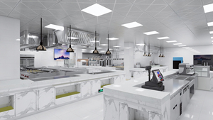 Commercial Hotel & Restaurant Kitchen Equipment Supplies One-piece Work-top Cooking Range Customization School University Cks-0 - Product Image 2