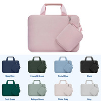 Sacs de messagerie de voyage en néoprène personnalisés avec logo, pour ordinateur portable fin, pour femmes et hommes, étui de protection pour ordinateur portable, mallette de bureau