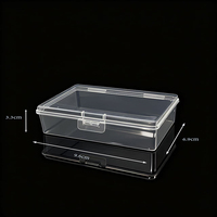 Boîte de rangement vide en plastique PP rectangulaire, écologique, multi-tailles, multifonctionnelle, pour bijoux, perles, FANG YUAN