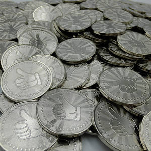 Jetons de machine de grue en laiton bon marché personnalisés OEM pièce d'arcade de taille différente pour utilisation de machine à laver divers métaux personnalisables - Product Image 3