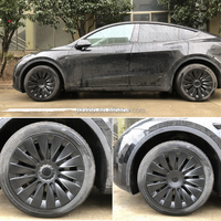PENUTUP RODA ABS 19 INCI TERLARIS, TUTUP RODA ANTI GOREN, PENUTUP RODA FULL COVERAGE UNTUK TESLA MODEL Y 2021 2022 2023 2024