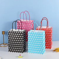Sacs cadeaux en papier kraft écologiques et recyclables avec poignées longues pour vêtements, emballage de bougies, impression de logo personnalisable