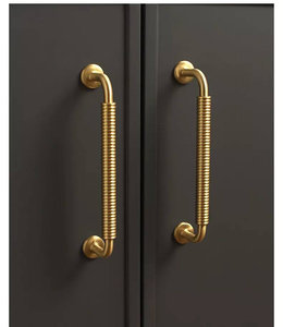 Luxus moderner Stil Zink legierung Möbel griff für Küchen schränke & Schubladen Kunststoff Kleider schrank Tür knauf mit Gewinde Design - Product Image 5