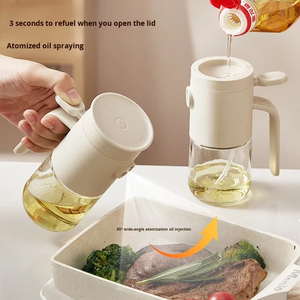 หม้อต้มน้ำมันแก้วเกรดอาหาร150มล. กันรั่วขวดสเปรย์น้ำมันเตาซักด้วยมือใช้ในครัวเท่านั้น - Product Image 4