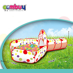 Maison de jeux de <span class=keywords><strong>balle</strong></span> pour enfants, tente en nylon <span class=keywords><strong>avec</strong></span> <span class=keywords><strong>tunnel</strong></span> - Product Image 4
