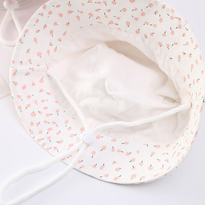 2025 niños pequeños 48 y 52 lunares estrella de mar cereza amor estampado <span class=keywords><strong>rosa</strong></span> amarillo azul infantil bebé verano <span class=keywords><strong>pescador</strong></span> cubo gorra sombrero - Product Image 6