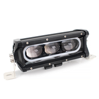Barre lumineuse de travail LED super lumineuse de 8 pouces pour voiture, camion, 4x4, tout-terrain, 12V 24V