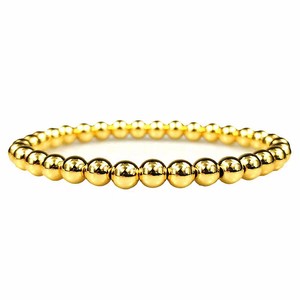 18k Gold Filled Waterproof Tarnish Free 3 4 5 6 8mm Beads <strong>Stacking</strong> <strong>Bracelets</strong> Beaded Stretch <strong>Bracelet</strong> - Product Image 4