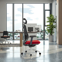 2023 328H chaise d'ordinateur en maille bureau vente en gros chaises de bureau à dossier haut fabrication