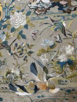 Peintures et décorations murales SUNGPU, broderie texturée de luxe, motif floral d'arbre aux cent oiseaux et au phénix, décoration murale brodée