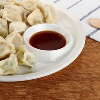 HYY nouveauté écologique entreprise vaisselle boulette Sauce servant 11 pouces puce et trempette mélamine Sushi assiette