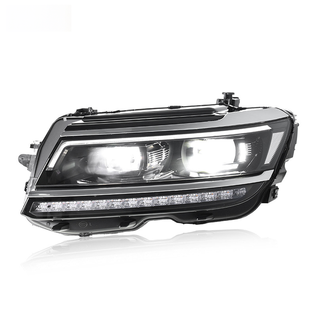 Auto Parts New Upgrade High-End LED DRL Sequential Turn Signal Projector for VW Tiguan 2017-2020 Headlight Assembly