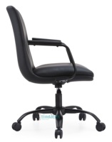 Fauteuil de bureau moderne en cuir PU de Foshan avec dossier haut et moyen, appui-tête pivotant, accoudoirs, idéal pour la maison ou le bureau de direction