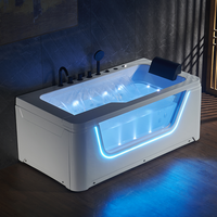 Baignoire de massage personnalisée avec bulle d'air Foshan Fournisseur d'usine Bon prix Vente chaude et de luxe Jacuzzier