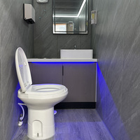 Toilet Umum Mewah, Kamar Mandi Trailer VIP, WC Umum Portabel, Toilet Trailer Mobile untuk Dijual