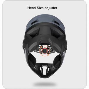 更新版X6大人用フルフェイスヘルメット、ダウンヒルオフロードライディングヘルメット、マウンテンバイクとモトクロス用、新発売 - Product Image 4