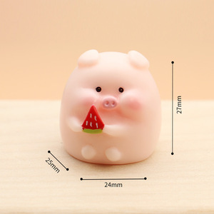 Figura Decorativa para el Hogar, Muñeca, Figura <span class=keywords><strong>de</strong></span> Cerdo Pequeño y Lindo <span class=keywords><strong>de</strong></span> Dibujos Animados para la Consola Central - Product Image 5