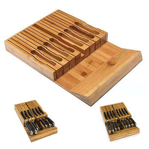 Organizador de Cocina de Madera para Cuchillos, Bloque Giratorio para Cuchillos, Soporte para Cuchillos, Estuche para Cuchillos, Accesorios - Product Image 1