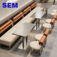 Chaises en cuir et acier inoxydable SEM en gros : durables et faciles à nettoyer pour les cafés, restaurants, hôtels et projets extérieurs