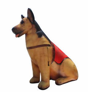 Perro inflable publicitario grande de 2m de altura <span class=keywords><strong>con</strong></span> soplador, logotipo de impresión personalizado hecho del mejor material de la fábrica inflable de China - Product Image 5