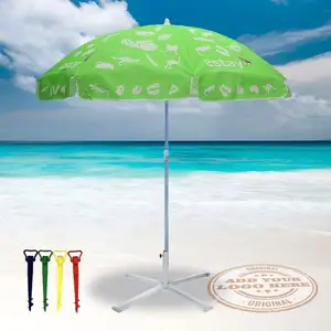 Low MOQ Adjustable Beach Umbrella Stand With Logo Print