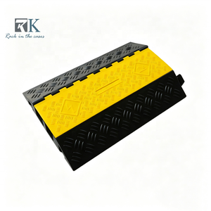 Rampa Protectora de Cables de Goma a Precio de Fábrica, Rampa Protectora de Cables de Alta Visibilidad, Protector de Cables Externo - Product Image 1