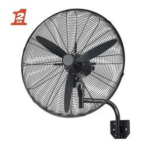 20 26 30 Cooling Hanging Fan Factory High Speed Ac Powerful Electric Mute Industrial Metal Oscillating Wall Mounted Fan