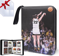 Classeur de cartes à collectionner MIO Anime, 4 pochettes pour 400 cartes, sac de rangement étanche, pochettes amovibles pour jeux de société et TCG