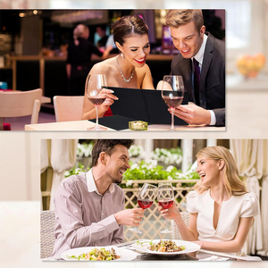 Đồ Dùng Khách Sạn & Nhà Hàng Bìa Menu Quầy Rượu Bằng Da Sang Trọng Bìa Thực Đơn A4 Có Logo Tùy Chỉnh - Product Image 6