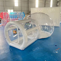 Dôme de bulle transparent en PVC gonflable pour fête d'enfants, tente en forme d'igloo, ballons transparents, maison