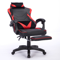 Chaise de jeu en cuir confortable de haute qualité réglable en hauteur chaise pivotante ergonomique rotative refroidissement bureau rotatif