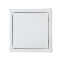 Panneau d'accès en acier-Plaque de couverture d'aileron d'ouverture-Trappe d'inspection-Revêtement blanc de polymère-Utilisation d'intérieur pour des murs et des plafonds