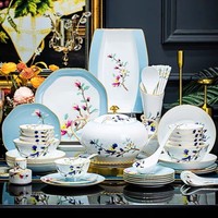 Nouveaux bols de vaisselle de luxe légers ensemble de vaisselle en porcelaine de grande valeur pour la maison