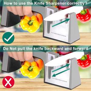 Afilador de <span class=keywords><strong>cuchillos</strong></span> 4 en 1 ideal para chef de calidad superior OEM afilador de <span class=keywords><strong>cuchillos</strong></span> de cocina - Product Image 6
