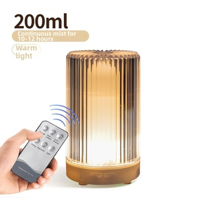 Difusor de Aromas de 200 ml, Material PP+ABS, Luz Nocturna LED de 7 Colores, Humidificador Ultrasónico, Vapor Continuo de 10-12 Horas, Ecológico, para Hotel - Product Image 2