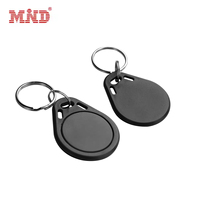 Porte-clés NFC en époxy programmable avec logo personnalisé 13,56 MHz avec puce NFC NTAG215 RFID