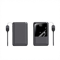 Nouvelle Station d'Alimentation Portable PD 22,5W 10000mAh Type-C avec Câble Intégré, Charge Rapide, Personnalisation du Logo