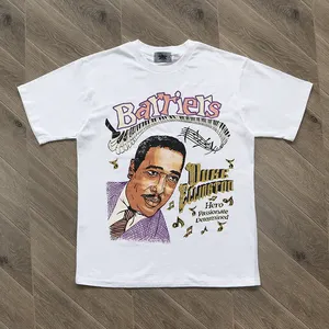 Üretici boş erkek T Shirt özel Logo grafik ağır ağırlık lüks düz Vintage Boxy Dtg baskılı Unisex T Shirt erkekler için