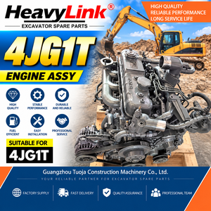 Conjunto de Motor Diésel 4JG1T para Excavadora Isuzu, Unidad de Potencia de Repuesto, Piezas de Maquinaria de Construcción - Product Image 4
