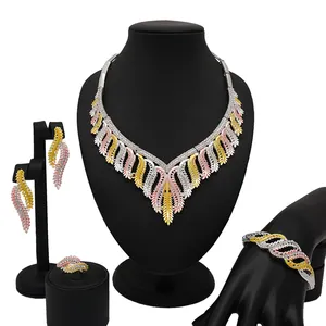 fashion jewelry 2020 mirafeel gold plated jewelry sets CJ976 3 colors Women's elegant new designs african nigeria party
